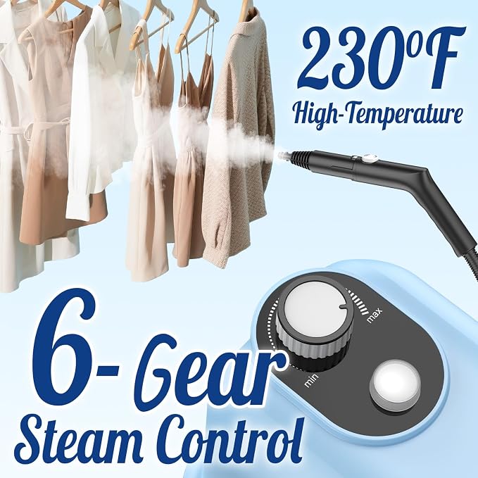 60.87oz Heavy Duty Steam Cleaner 10s Rapid Heating Handheld Steam Cleaner - Image 7