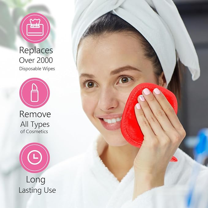 Orighty Makeup Remover Cloth, 12 Pack Makeup Removal Face Cleansing Cloth - Image 4