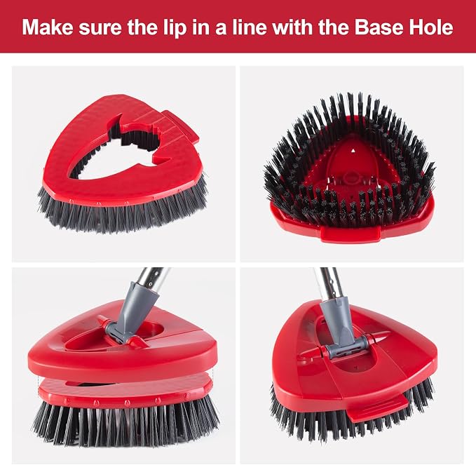 Spin Mop Scrub Brush Head Compatible - Image 6
