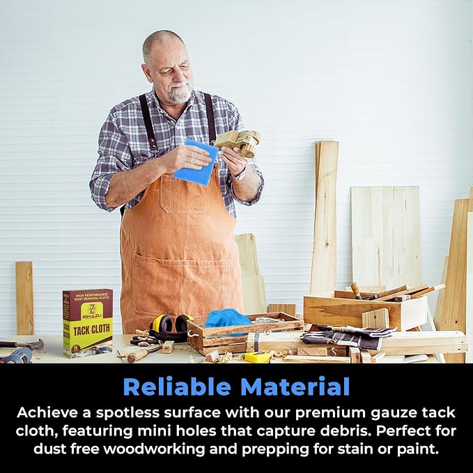 Eshazu Premium Tack Cloth Pack of 06 – Professional Grade Dust and Particle - Image 3