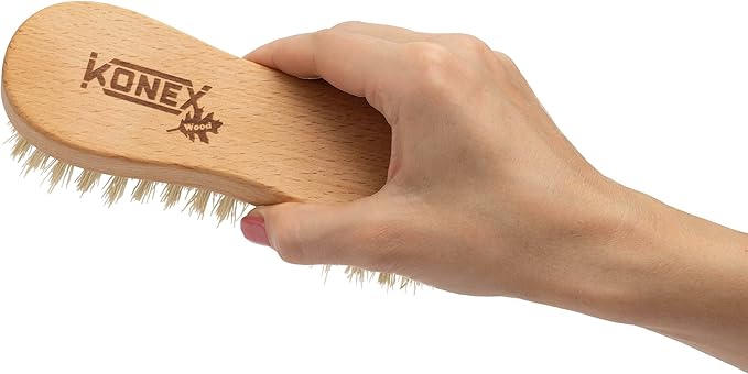 KONEX Nylon Fiber Economy Utility Cleaning Hand Brush | Heavy Duty Hand-Held - Image 5