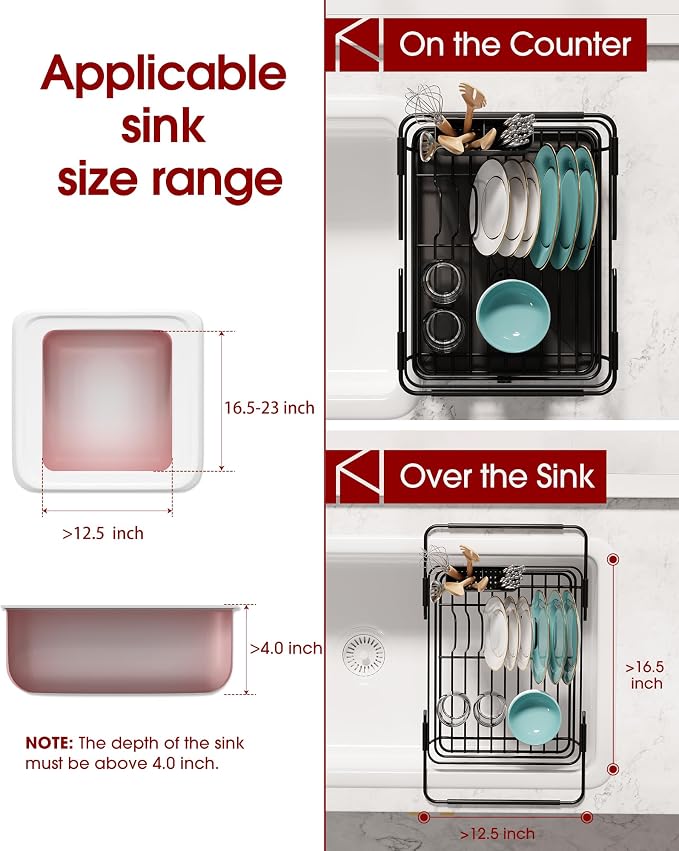 Stainless Steel Dish Drying Rack - Image 5