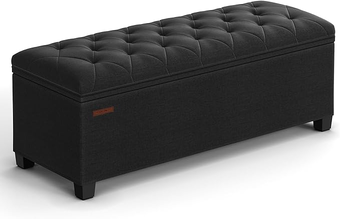 SONGMICS Storage Ottoman Bench, Foot Rest by SONGMICSbySONGMICSHOME
