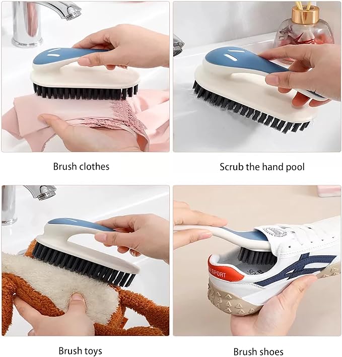 2 Pack Laundry Scrub Brush Cleaning Tool, Stain Remover Brush, Soft Bristle - Image 2