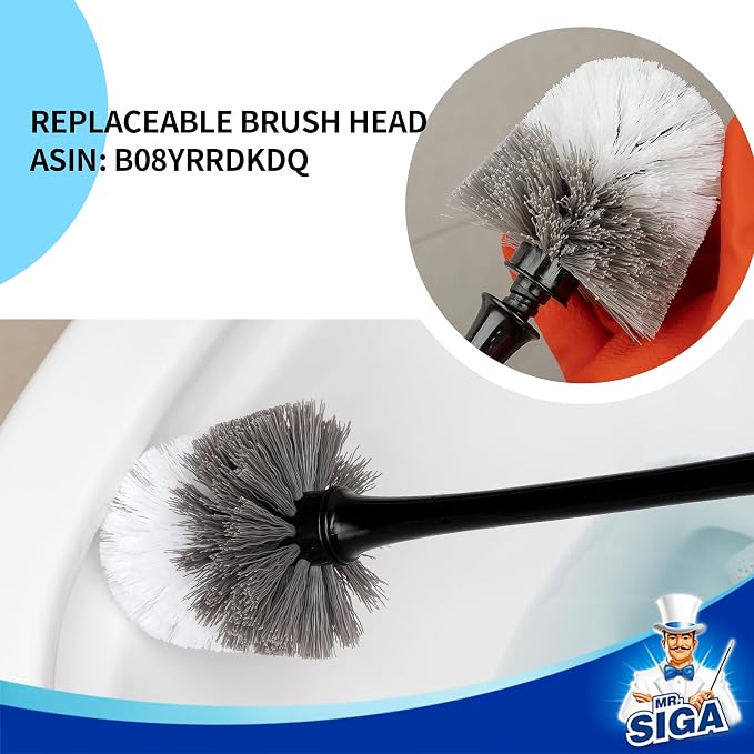 MR.SIGA Toilet Plunger and Bowl Brush - Image 4