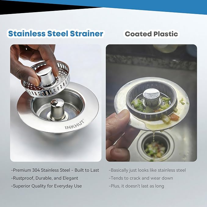 Upgraded 3 in 1 Kitchen Sink Drain Strainer - Image 7