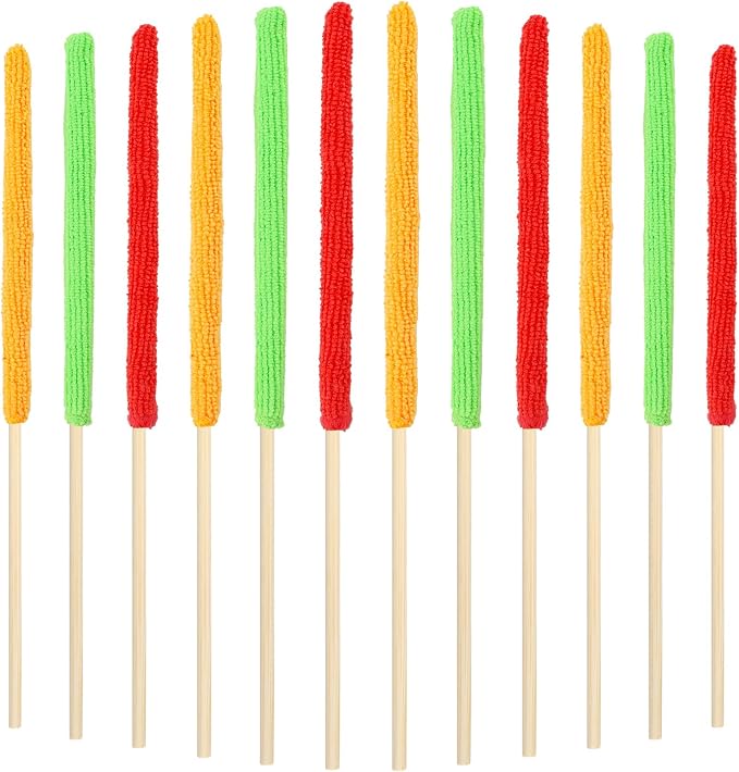 12 PCS Microfiber Detail Duster Sticks by Unknown