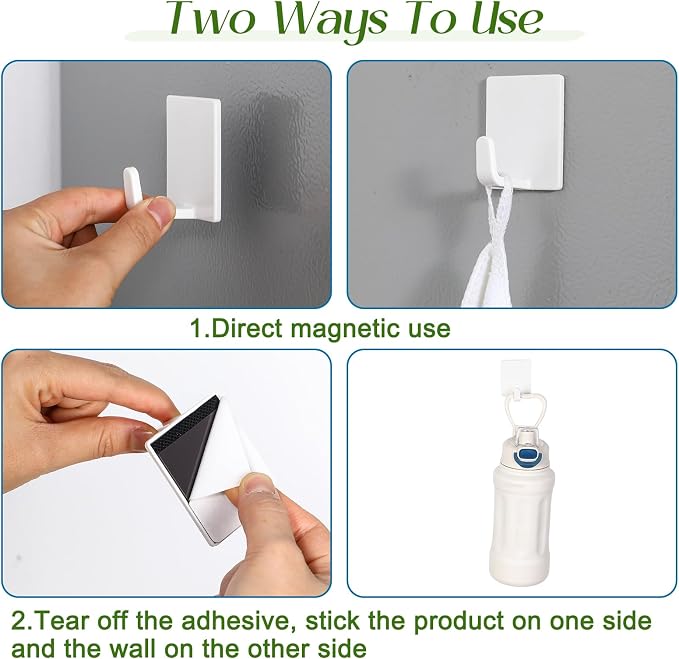 36 Pcs White Wall Hook Set, Include 24pcs Hanging Hook, Outdoor and Indoor Tool - Image 4