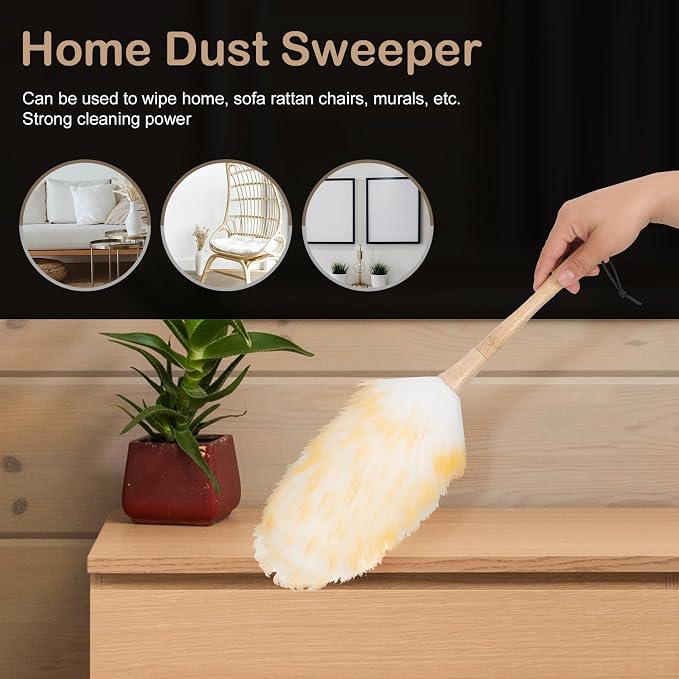 Lambswool Duster Home Dust Sweeper - Image 4