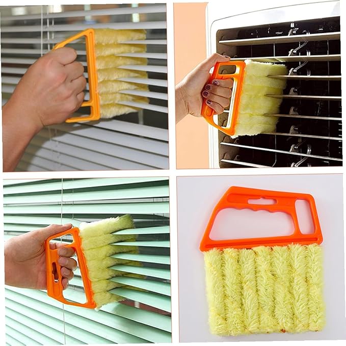 7-Finger and 3-Finger Blinds Cleaning Brushes 2pcs, Sturdy Window Shutter Brush - Image 7