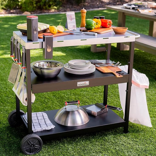 Nexgrill Large Stainless Steel Grill Table - Image 2