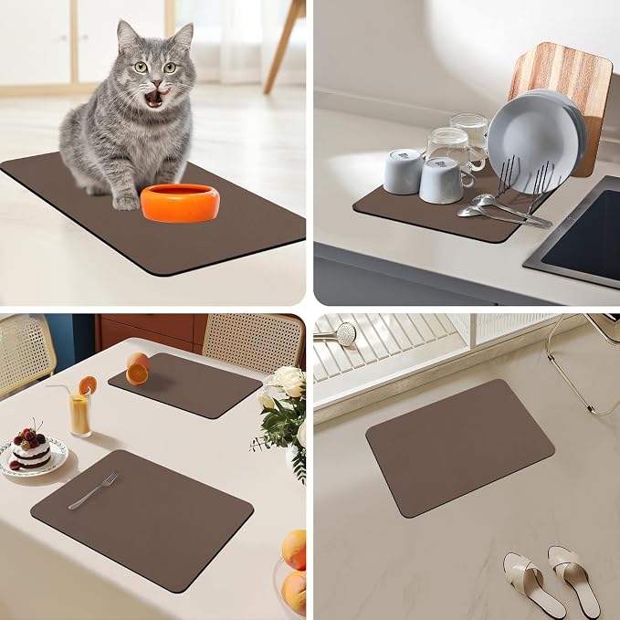 Bloss Coffee Mat, Bar Mat, Hide Stain Absorbent Drying Mat - Image 6
