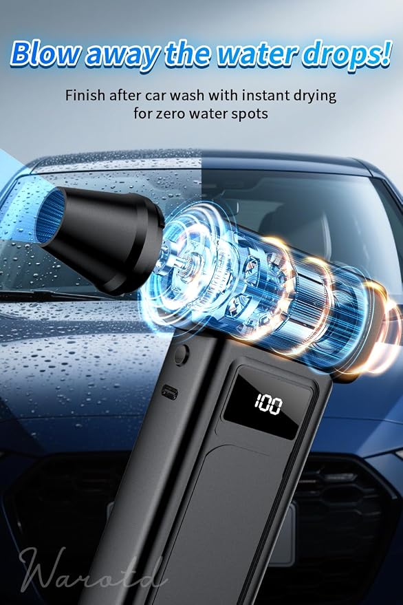 1-Second Turbo Blast — Compressed Air Duster 200, 000RPM - Image 3