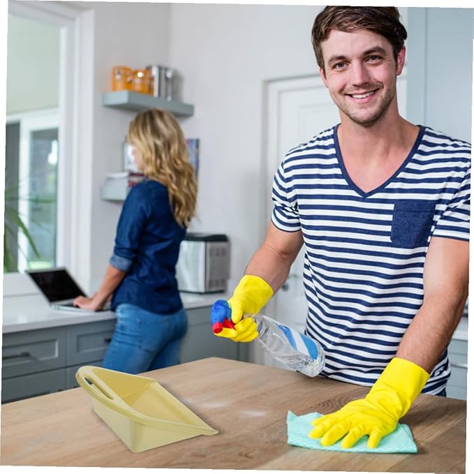 Handheld Dustpan and Desktop Trash Cleaning Scooper Set, and Garage Waste - Image 4