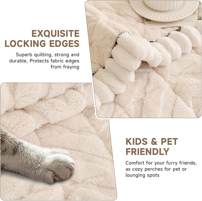 OTOB Plush Couch Cover for Dogs Washable, Non Slip Fuzzy Soft Armrest Backrest - Image 4