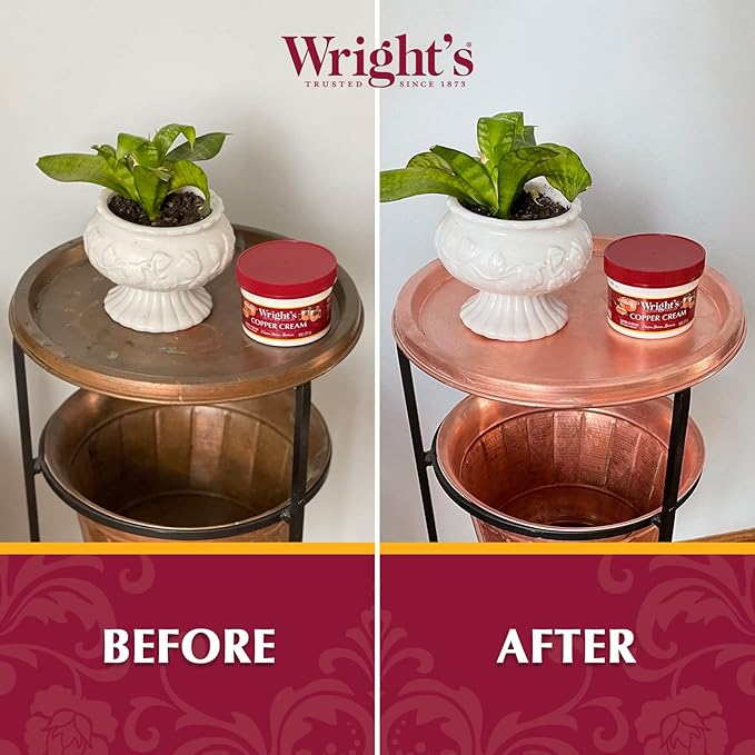 Wright's by Weiman Cream Copper and Brass Cleaner - Image 3