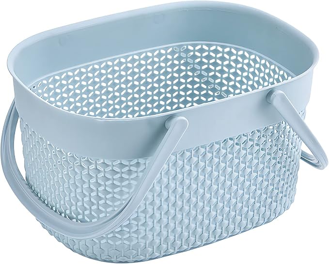 rejomiik 2 Pack Plastic Shower Caddy Basket, Portable Organizer Storage Tote - Image 8