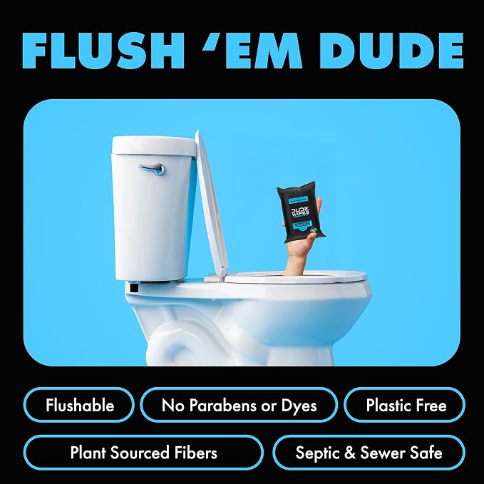 DUDE Wipes Unscented Travel Wipes - Image 3