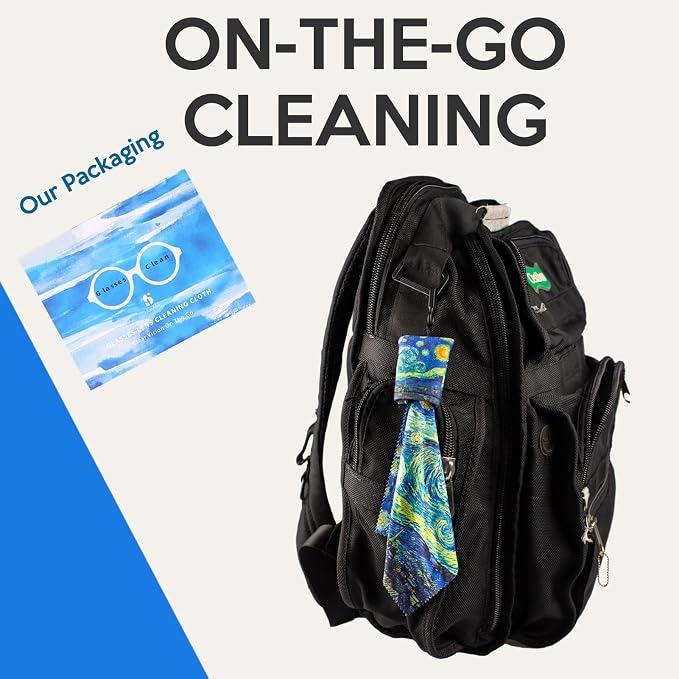 Glasses Cleaning Cloth, Microfiber Eye Glass Clean Cloths Cleaner Keychain - Image 8