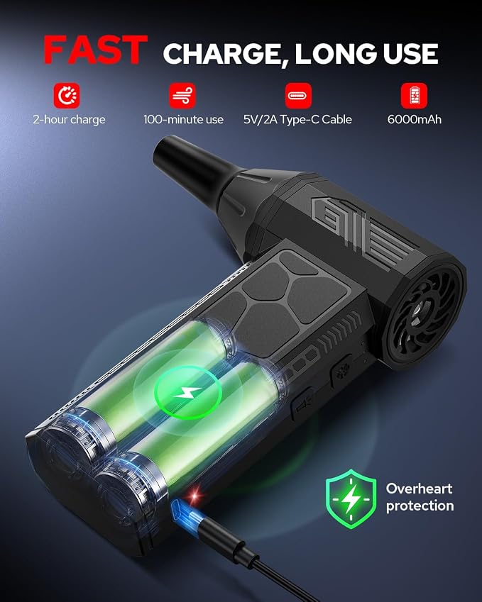 Benlari Power Electric Compressed Air Duster - Image 6