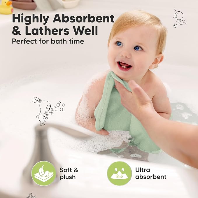6-Pack Baby Washcloths - Image 3