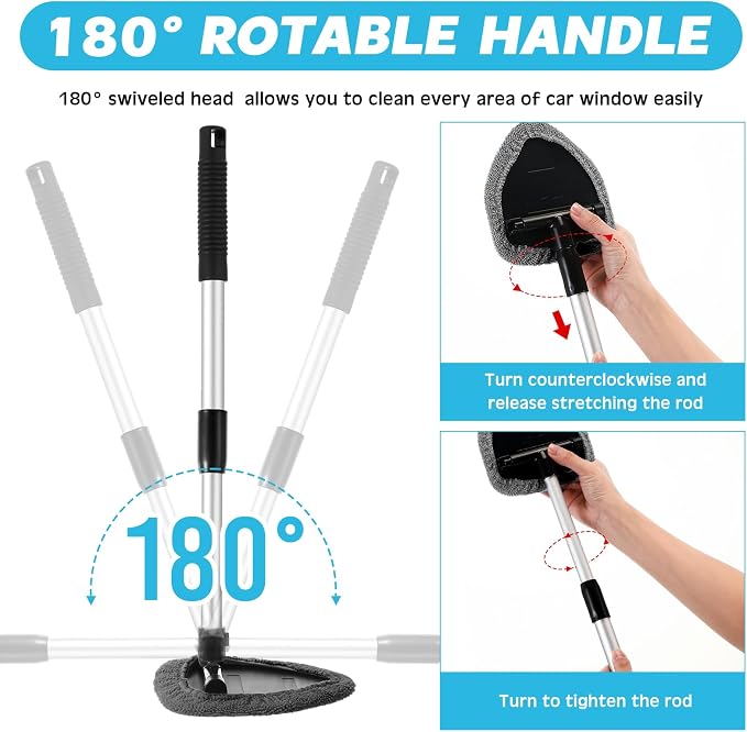 8 Pcs Car Windshield Cleaner Tool Kit - Image 2
