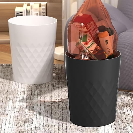 2 Pack Small Trash Can 1.8 Gallon Bathroom Garbage Can Waste Basket Recycling - Image 6