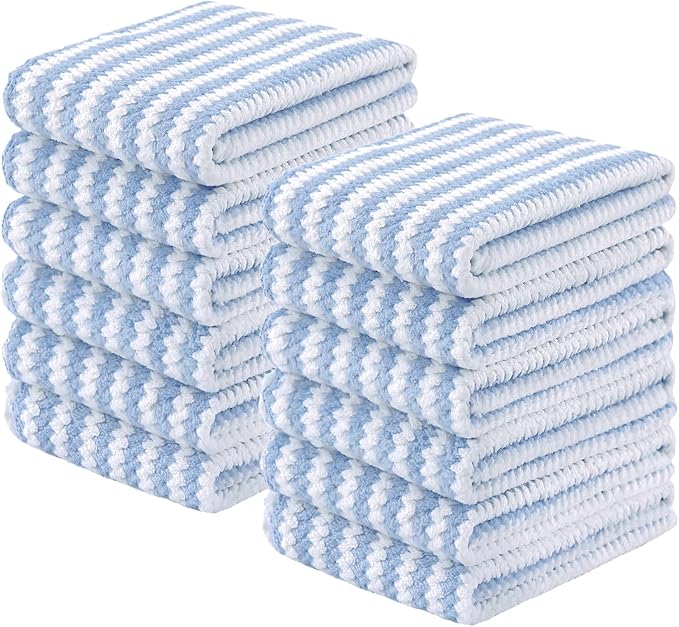 Homaxy Kitchen Towels, Ultra Soft and Absorbent Dish Towels, Reusable Fast by Homaxy