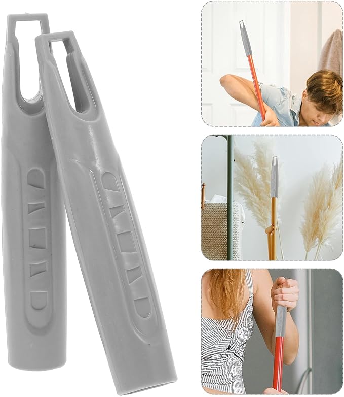 2pcs Mini Broom Handles and Mop Handle Grip Covers 19Mm Plastic Replacement - Image 9