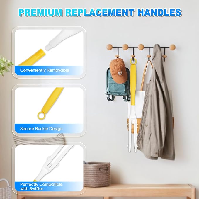 3 Pack Replacement Duster Handles Compatible - Image 2