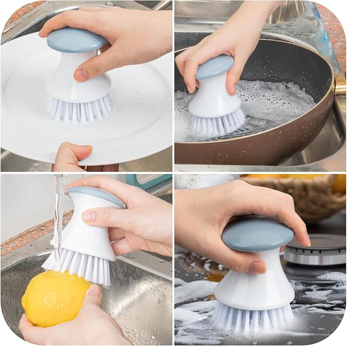 Dish Brush with Tray, Premium Kitchen Brushes - Image 6