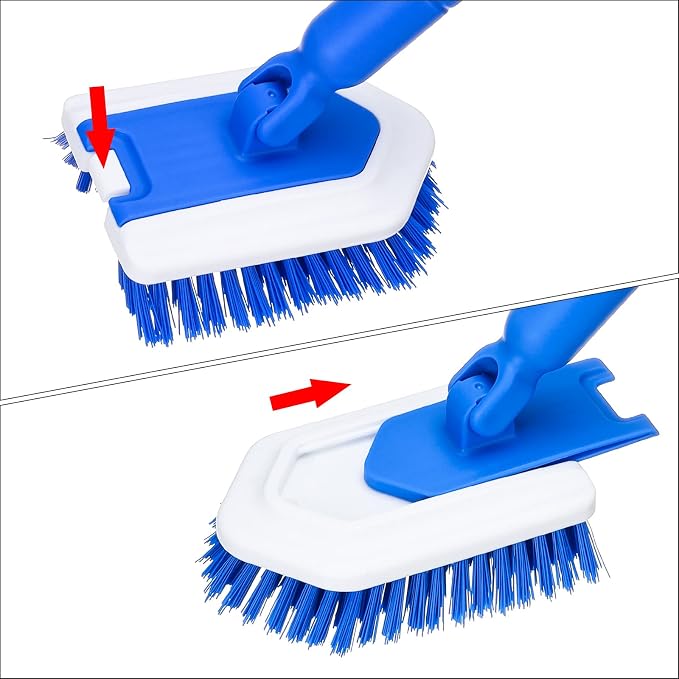 Lalafancy Cleaning Brush Head Tub and Tile Scrubber Stiff Bristles Brush - Image 4