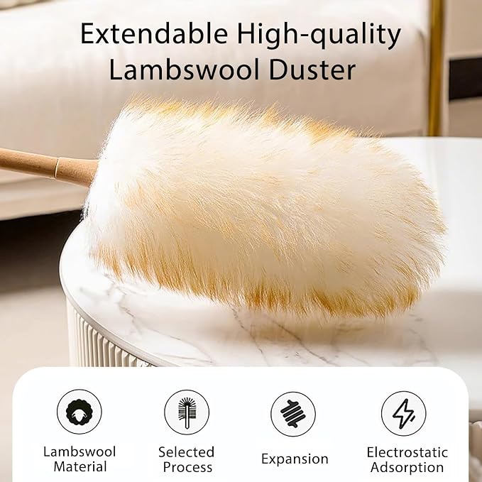 Kaxich Extendable Lambswool Duster 30-55 Inch - Image 6