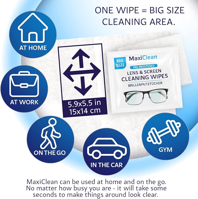 Glasses Wipes Lens Cleaner - Image 4