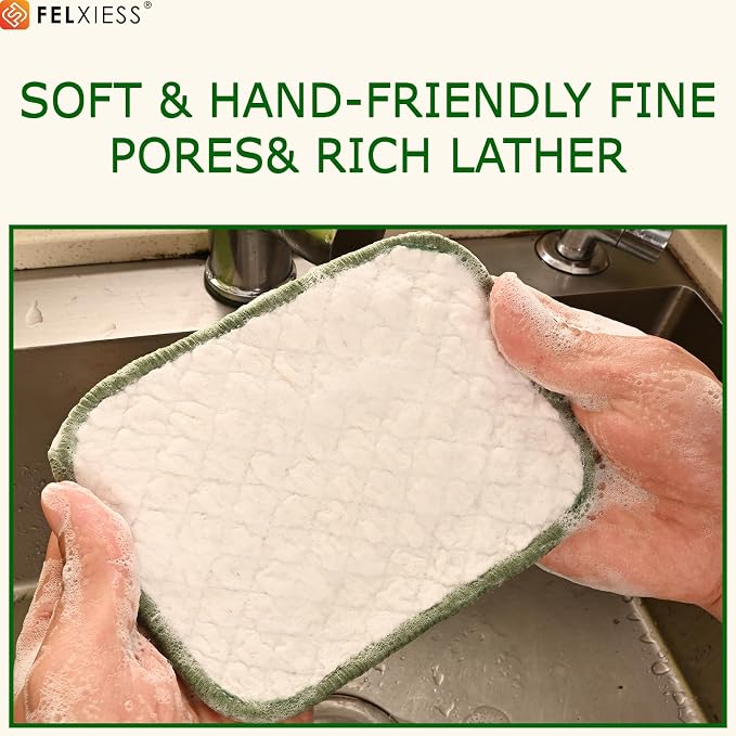 2026 New Double Side Non Scratch Wire Dishcloths, Reusable Metal Dish Cloth - Image 6