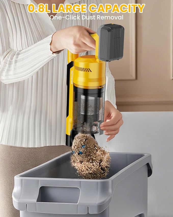 Cordless Vacuum Cleaner for DeWalt 20V Battery, 7-in-1 Lightweight Stick Vacuum - Image 7