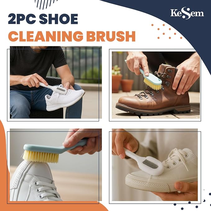Shoe Cleaning Brush Set of 2 - Image 7