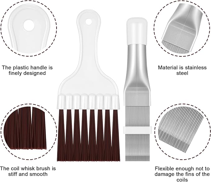 Boao Air Conditioner Condenser Fin Comb, Fin Cleaning Brush Air Conditioner - Image 4