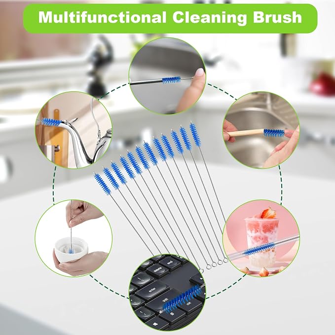 Straw Cleaner Brush for Stanley, 12 Inch Extra Long Straw Brush Cleaner - Image 5