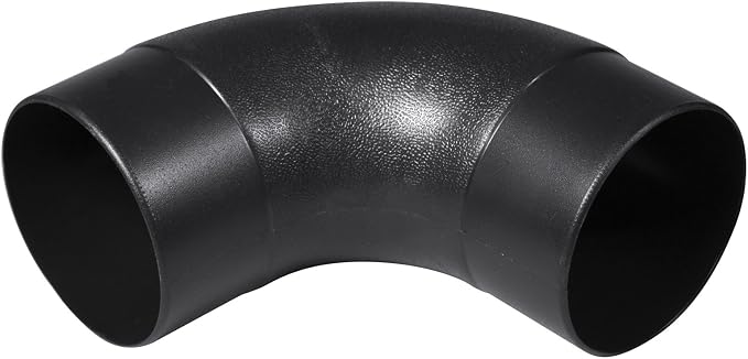 POWERTEC 70105 4" Elbow Dust Hose Connector, 90 Degree Elbow by POWERTEC