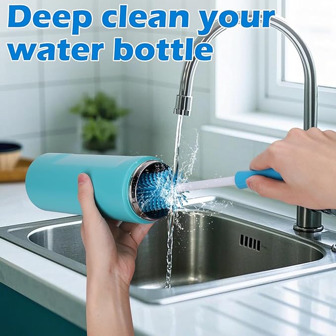 Palksky Water Bottle Cleaning Brush Kit, Brush and Straw Cleaner - Image 2