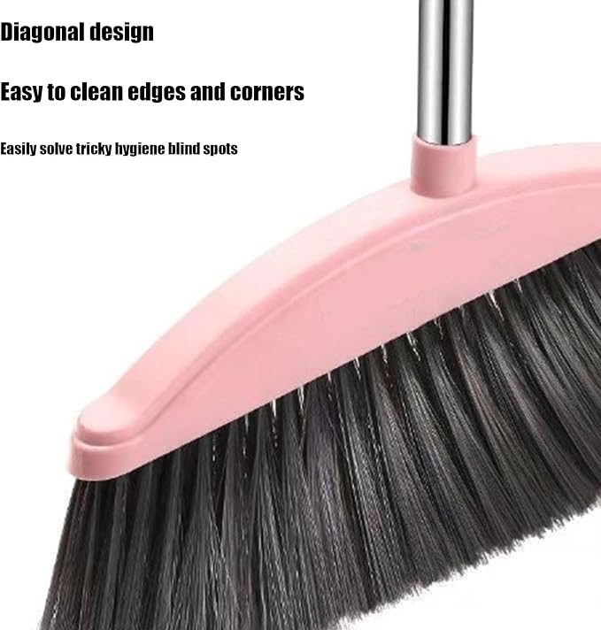 Broom and Dustpan Set for Home Indoor 180 Rotatable Broom - Image 4