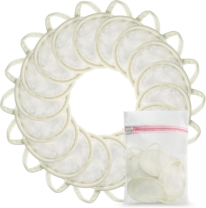 Nugilla 18 Packs Reusable Makeup Remover Pads by Nugilla