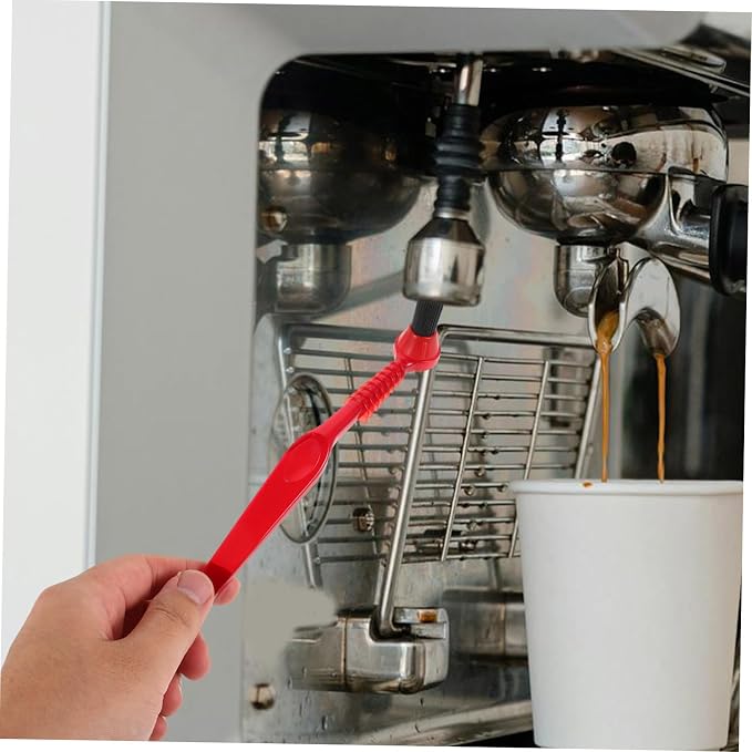 POPETPOP 2Pcs Coffee Machine Cleaning Brush Powder Brushes - Image 5