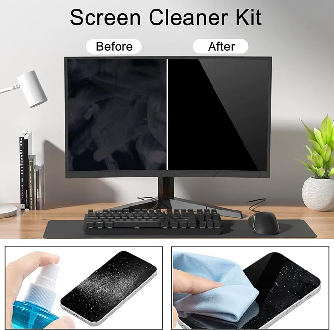 Car Screen Cleaner Spray, walrfid TV Computer Laptop Touchscreen Mist Cleaning - Image 3