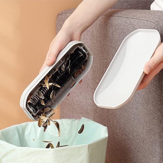 Multifunctional Desktop Crumb Sweeper, Convenient Rolling Bed Brush, Tablecloth - Image 4