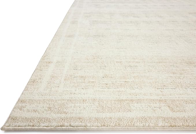 Loloi Jeremiah Brent Bleecker Collection BLE-07 Khaki/Natural 6'-7" x 9'-3" Area Rug