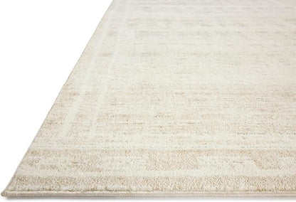 Loloi Jeremiah Brent Bleecker Collection BLE-07 Khaki/Natural 6'-7" x 9'-3" Area Rug