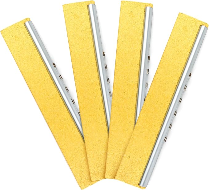 4 Pack of Replaceable Compressed Cellulose Sponge Mop Heads, Size:12.8 Inch - Image 9