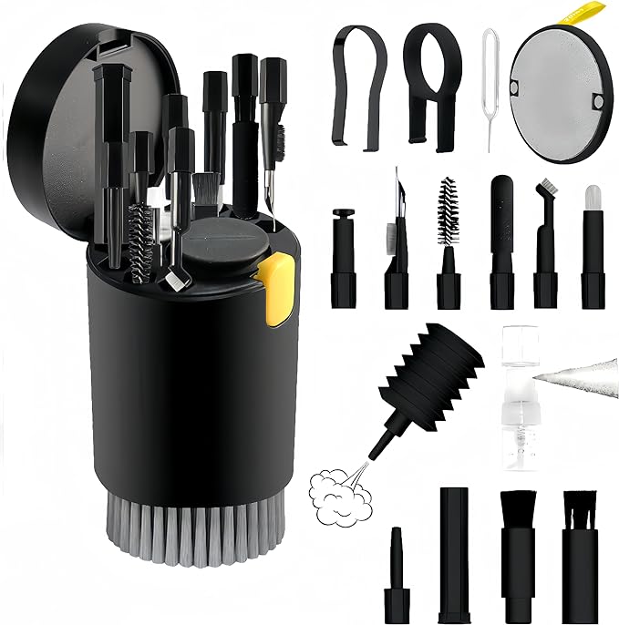20-in-1 Laptop Phone Screen Earbud Cleaning Kit, Keyboard Cleaner Kit, Keyboard by LBSC